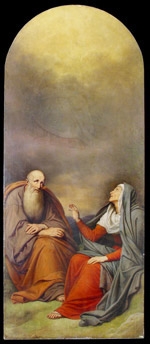 Иоаким и Анна, К.А.Штейбен (1788-1856), работа написана 1843-1854, холст, масло