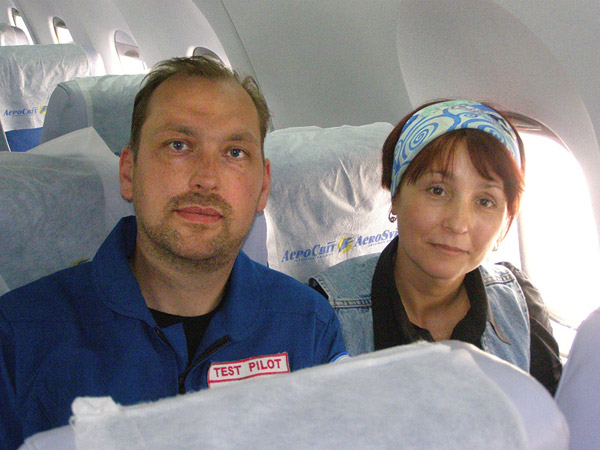Впервые супруги вместе рабочем полёте