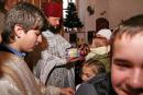 Божественная литургия. Поздравление детей с Рождеством Христовым! 