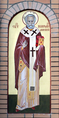 Икона и житие святителя Николая Мирликийского