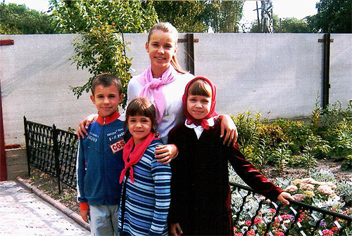 Семья покойного священника в Черниговской области