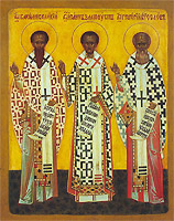  12 февраля – Собор трех великих вселенских учителей Василия Великого, Григория Богослова и Иоанна Златоустого