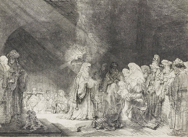 Принесение во храм. Рембрандт Харменс ван Рейн, 1637 г.
