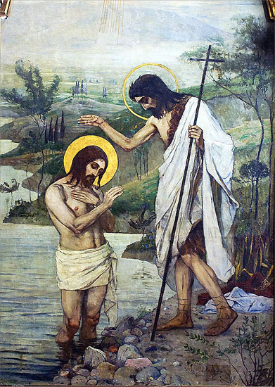 Крещение Господне (Богоявление). Нестеров М.В. 1890-1894 г.