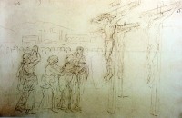 Распятие. Иисус говорит с креста. , конец 1840-х - 1850-е гг.<br>Государственная Третьяковская галерея