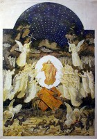 Воскресение Христово. Эскиз запрестольного образа для Храма Христа Спасителя.  <br>Государственная Третьяковская галерея