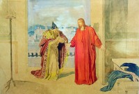 Христос и Никодим.  1850 г.