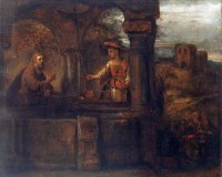 Беседа Христа с самарянкой. , 1659 г. <br>Эрмитаж, Санкт-Петербург.